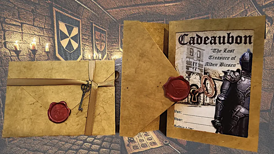Cadeaubon voor The Lost Treasure of Alden Biesen